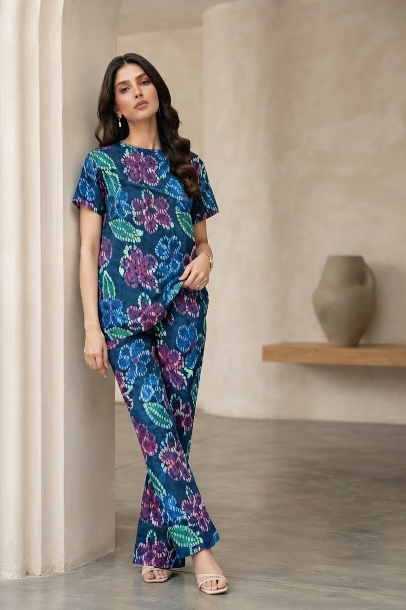 Amal Bareeze Unstitched Printed Allover Lawn ST 2pc