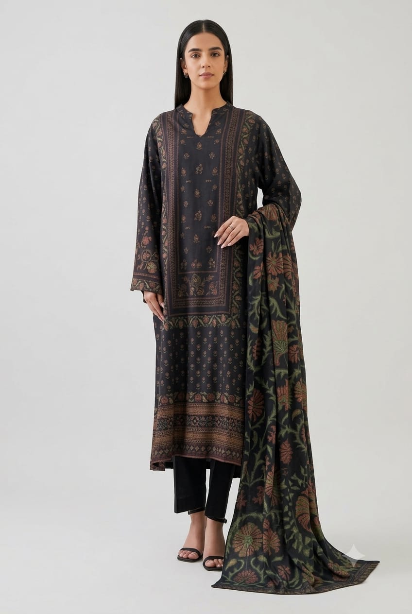 Sapphire Unstiched Exclusive Digital Viscose 3pc
