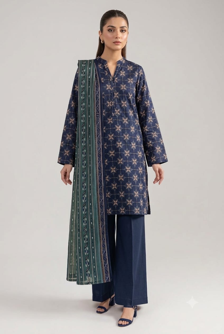 Saya khaddar unstiched 3pc