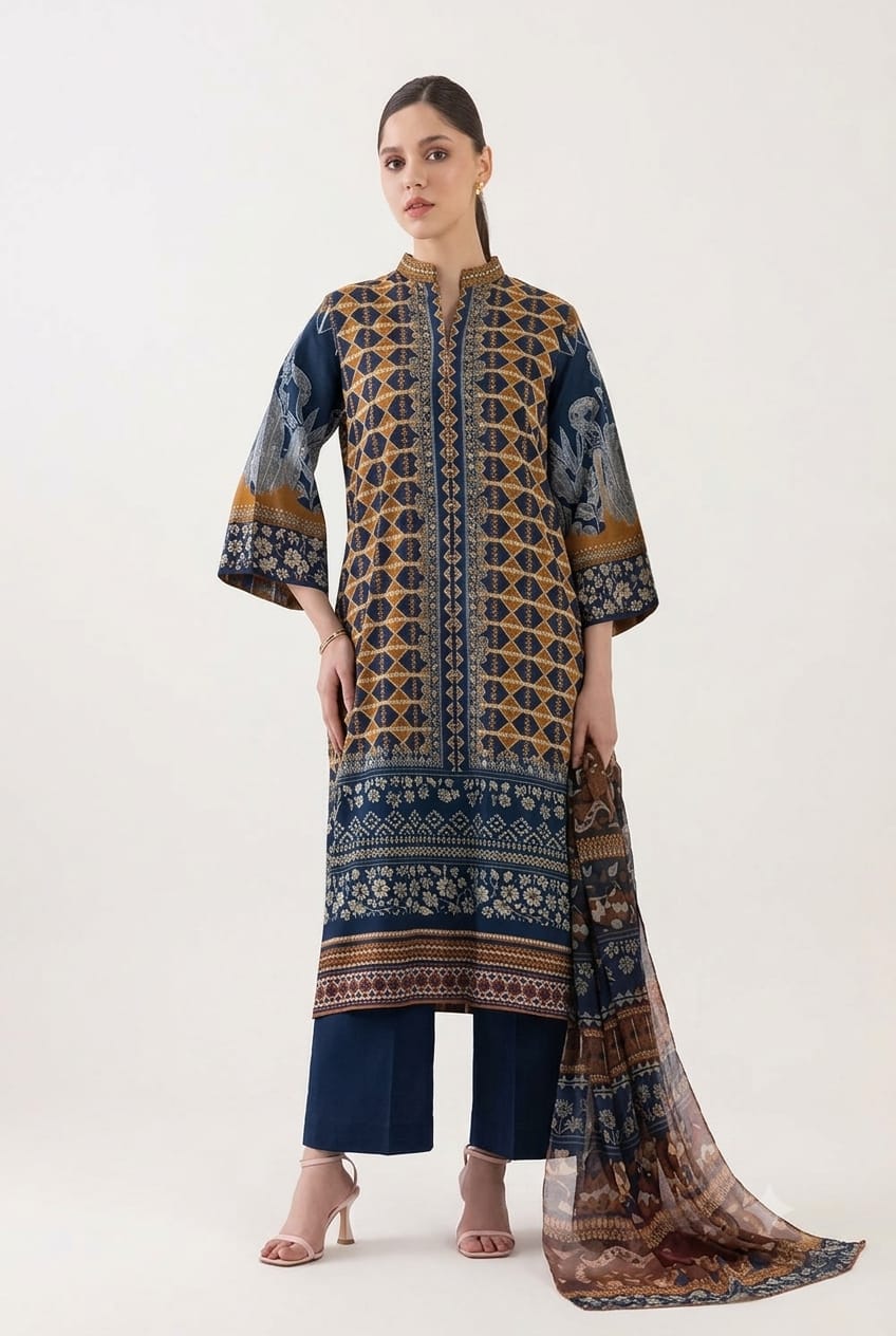 Sapphire Unstiched Exclusive Digital Viscose 3pc