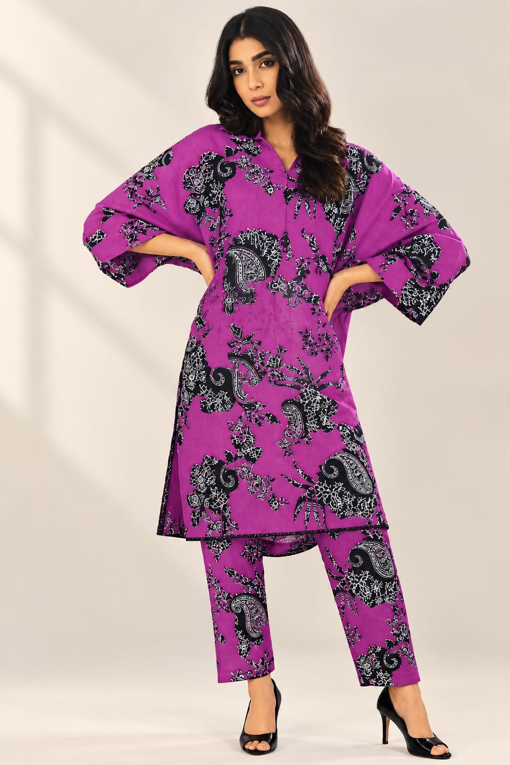 Alkaram Printed Unstiched Khadar 2 Pc