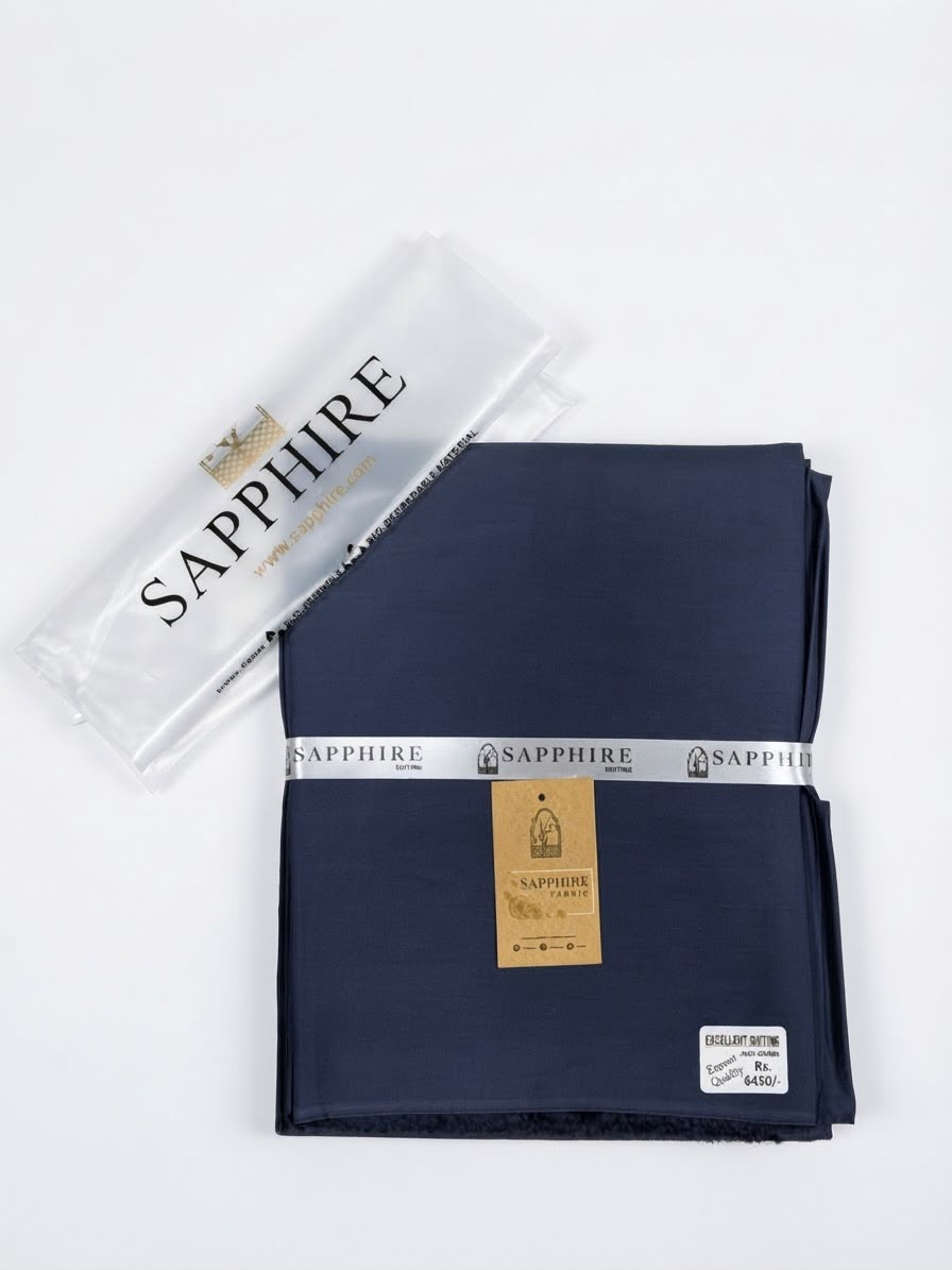 Sapphire Unstitched Winter Cotton