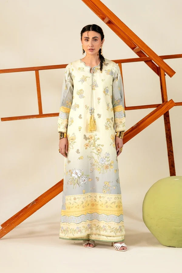 Maryum & Maria Stitched Printed Silk 2pc