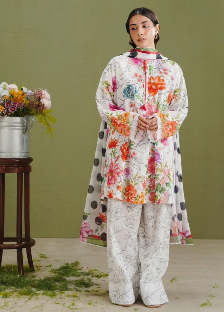 Coco Unstitched Linen 3Pc