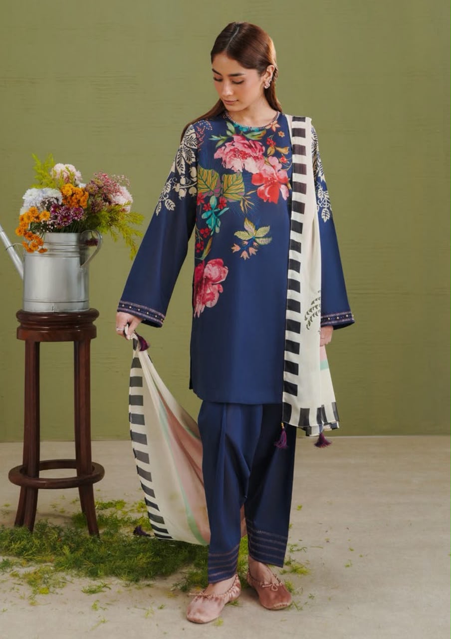 Coco Unstitched Linen 3Pc