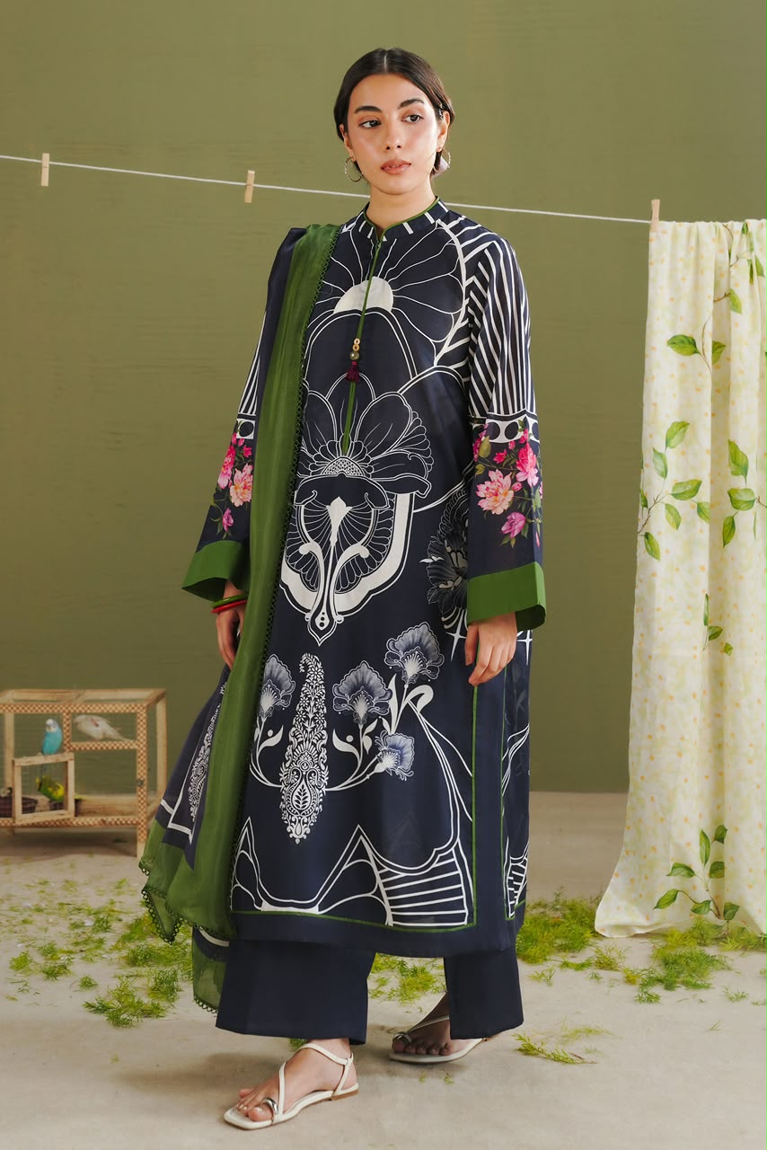 Coco Unstitched Linen 3Pc