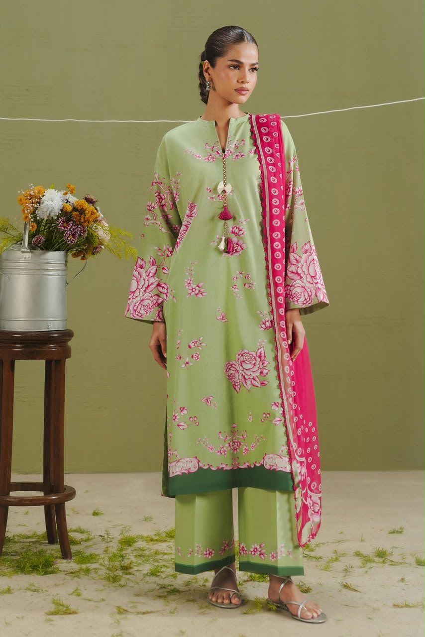 Coco Unstitched Linen 3Pc