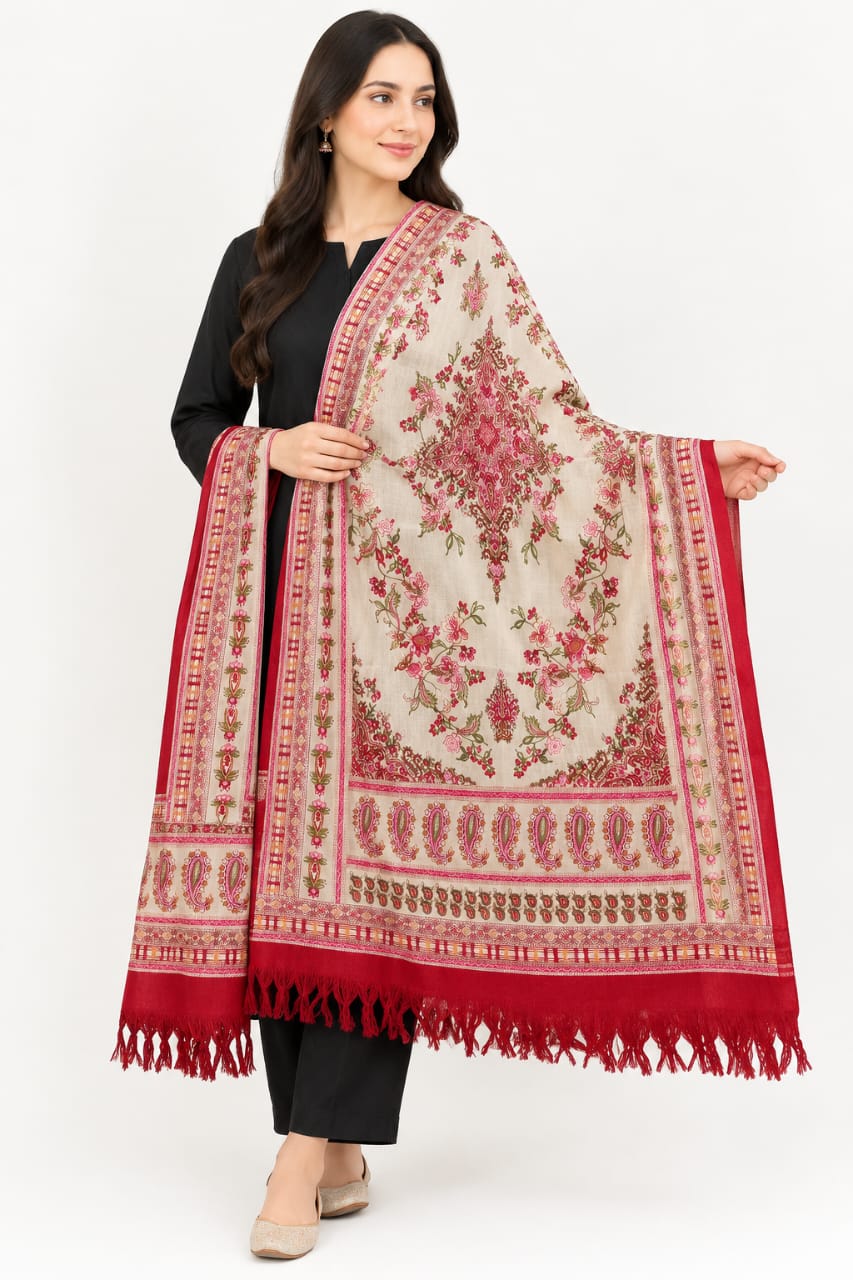 Nishat women wool shawl