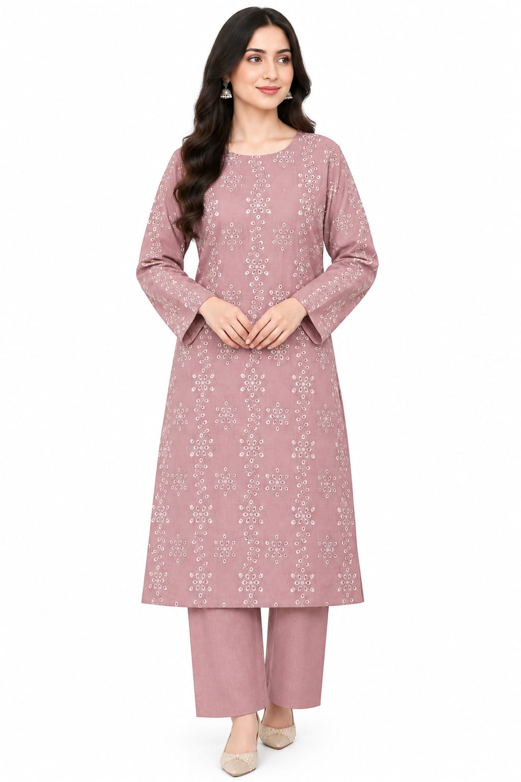 Bareeze Unstitched Embroidered Karandi 2Pc