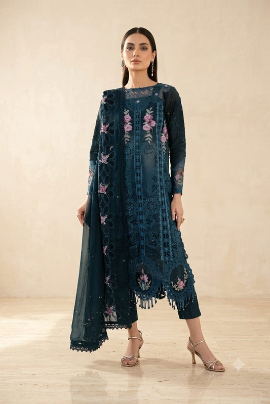 Parishay Shangrila Unstitched Luxury Embroidered Lawn 3pc