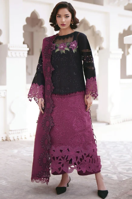 Parishay Shangrila Unstitched Luxury Embroidered Lawn 3pc
