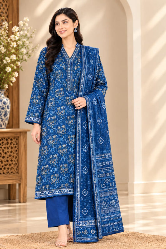 Gull Ahmed Unstitched Printed Viscose 3pc