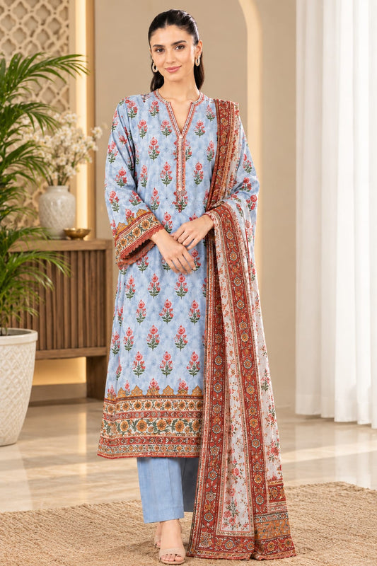 Gull Ahmed Unstitched Printed Viscose 3pc