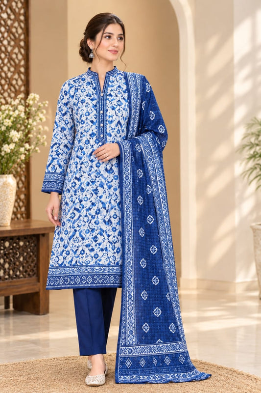 Gull Ahmed Unstitched Printed Viscose 3pc