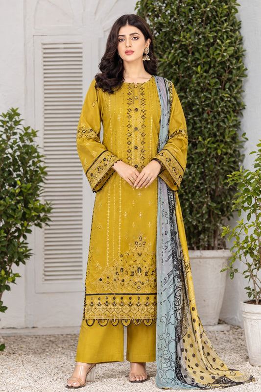 Maya By Wania Resham Karandi Embroidered Shirt With Fancy Duppata