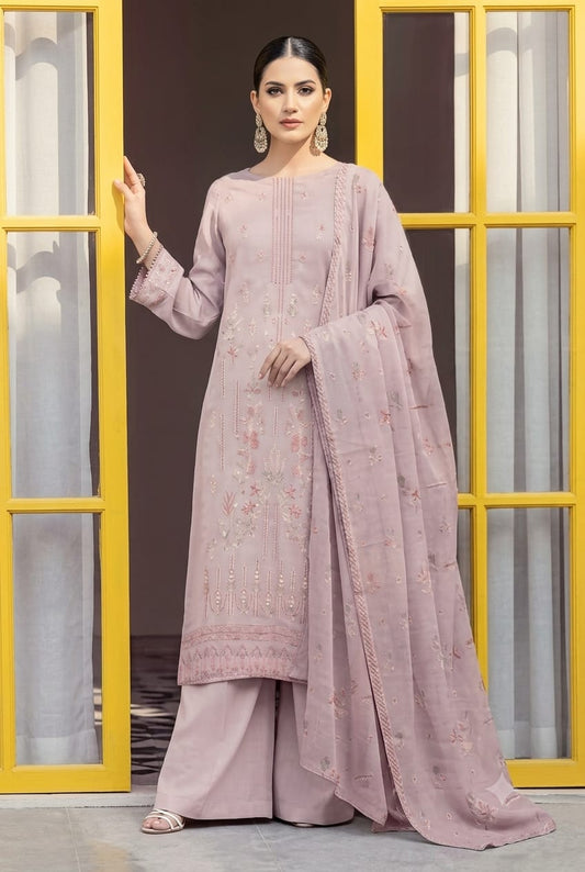 Seline (Elegent) Unstiched  Embroidered Lawn 3PC