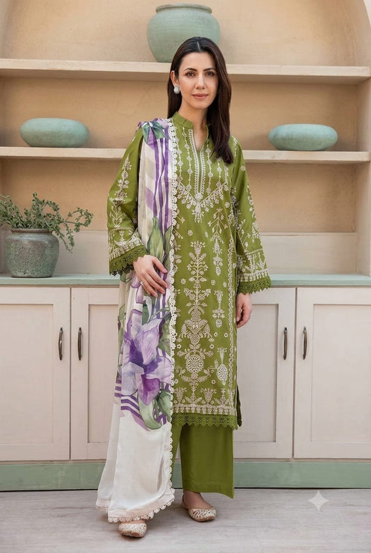 Johra (Zayan) Unstitched Lawn 3pc
