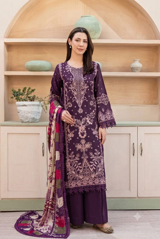 Johra (Zayan) Unstitched Lawn 3pc
