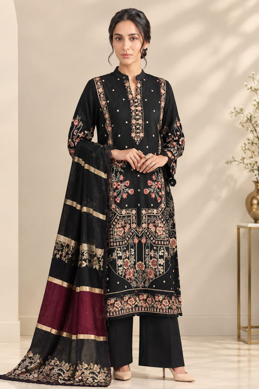 Johra (Majestic) Unstiched Embroidered Lawn 3pc