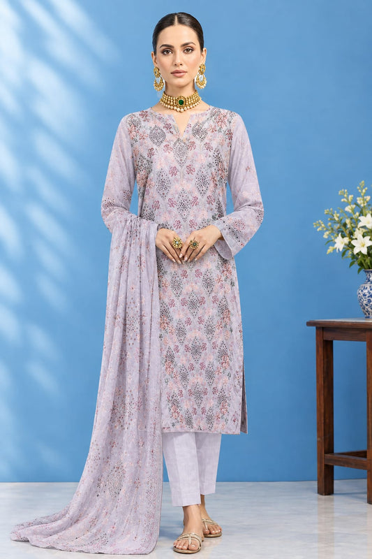 Anaya Hoor (Tahzeeb) Unstiched Embroidered Lawn 3Pc