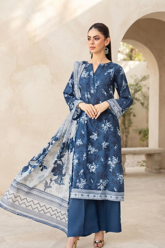 Legends Heer Unstitched Printed Lawn 3pc
