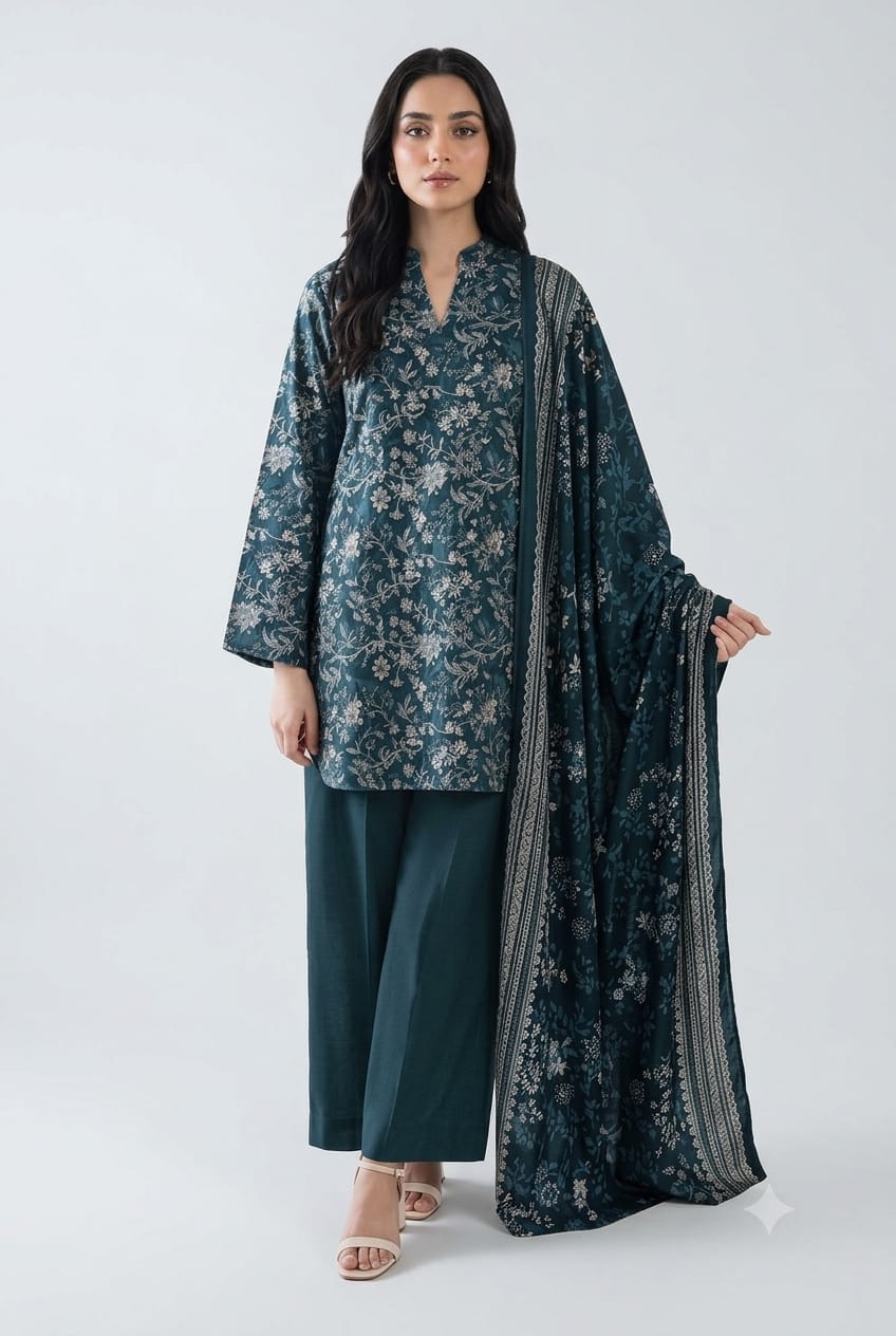 Saya khaddar unstiched 3pc
