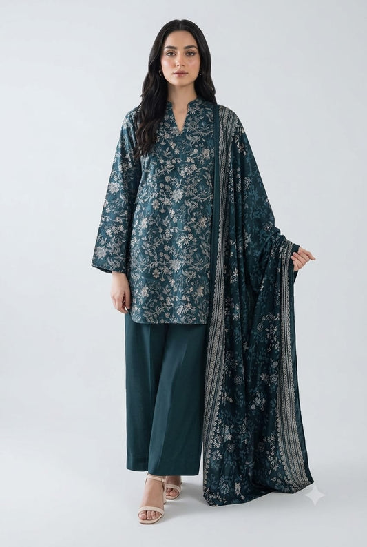 Saya khaddar unstiched 3pc