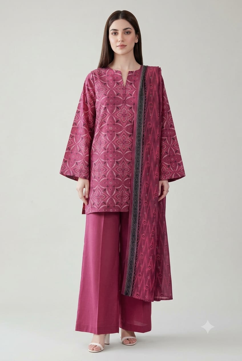 Saya khaddar unstiched 3pc