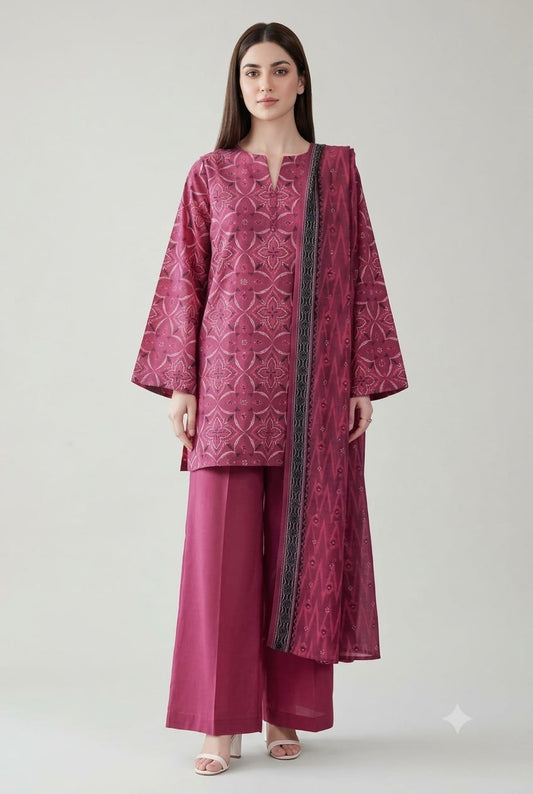 Saya khaddar unstiched 3pc