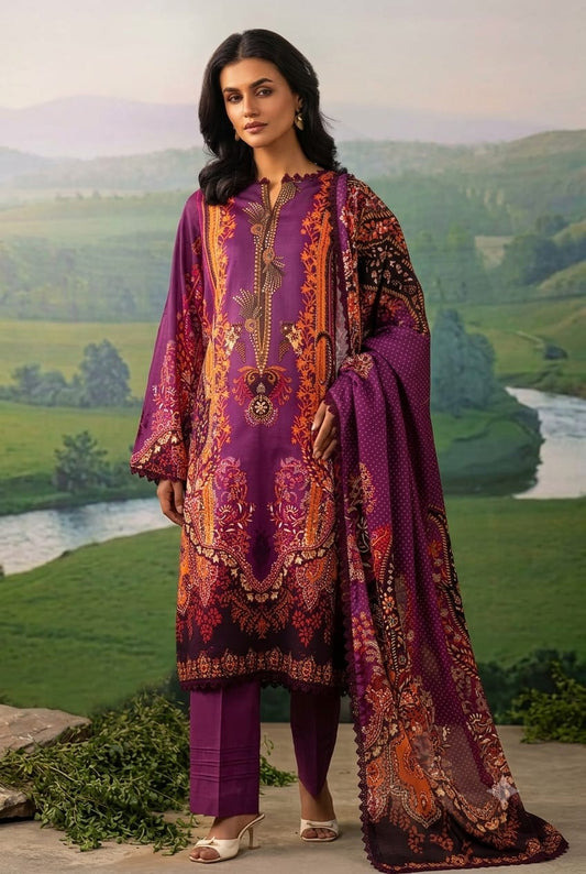 Raiha Unstiched Printed Lawn 3pc