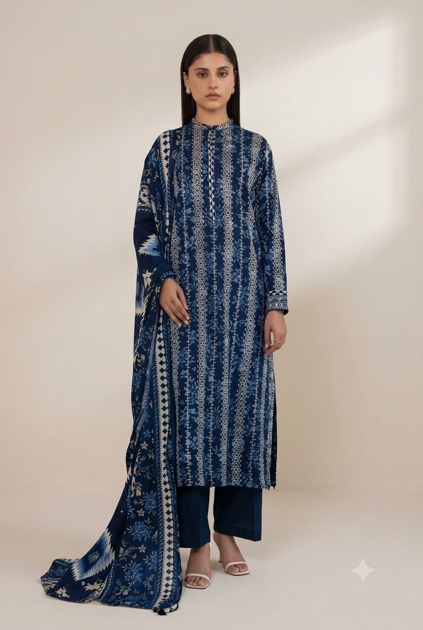 Sapphire Unstiched Exclusive Digital Viscose 3pc