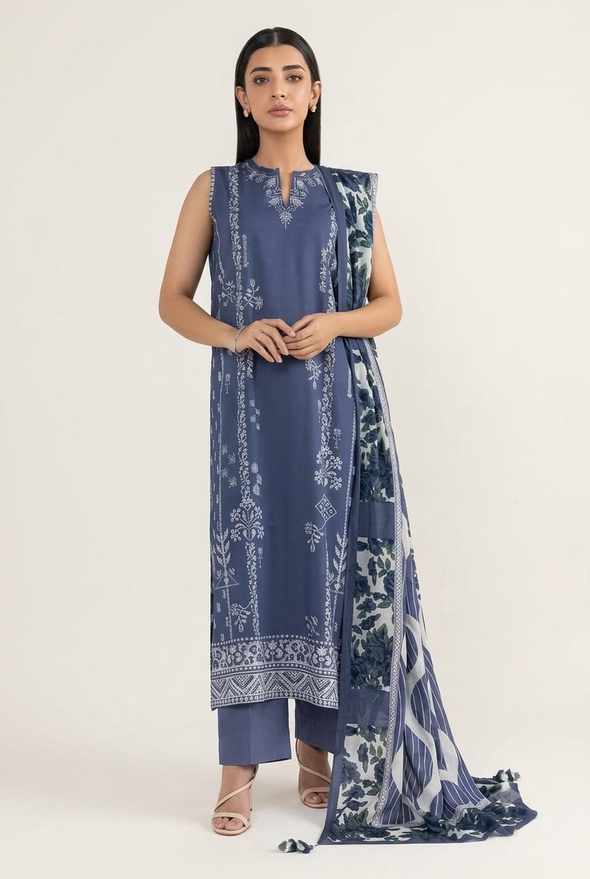 Sapphire Unstiched Exclusive Digital Viscose 3pc