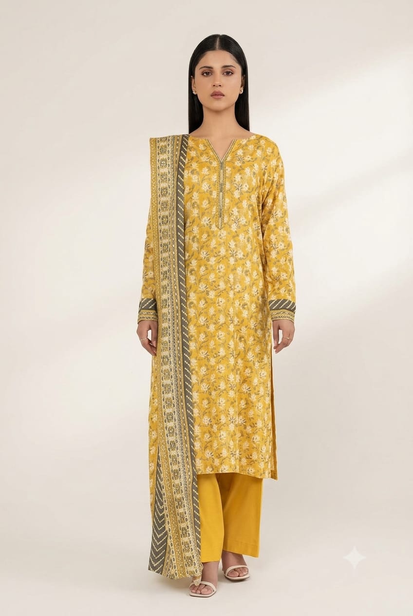 Sapphire Unstiched Exclusive Digital Viscose 3pc