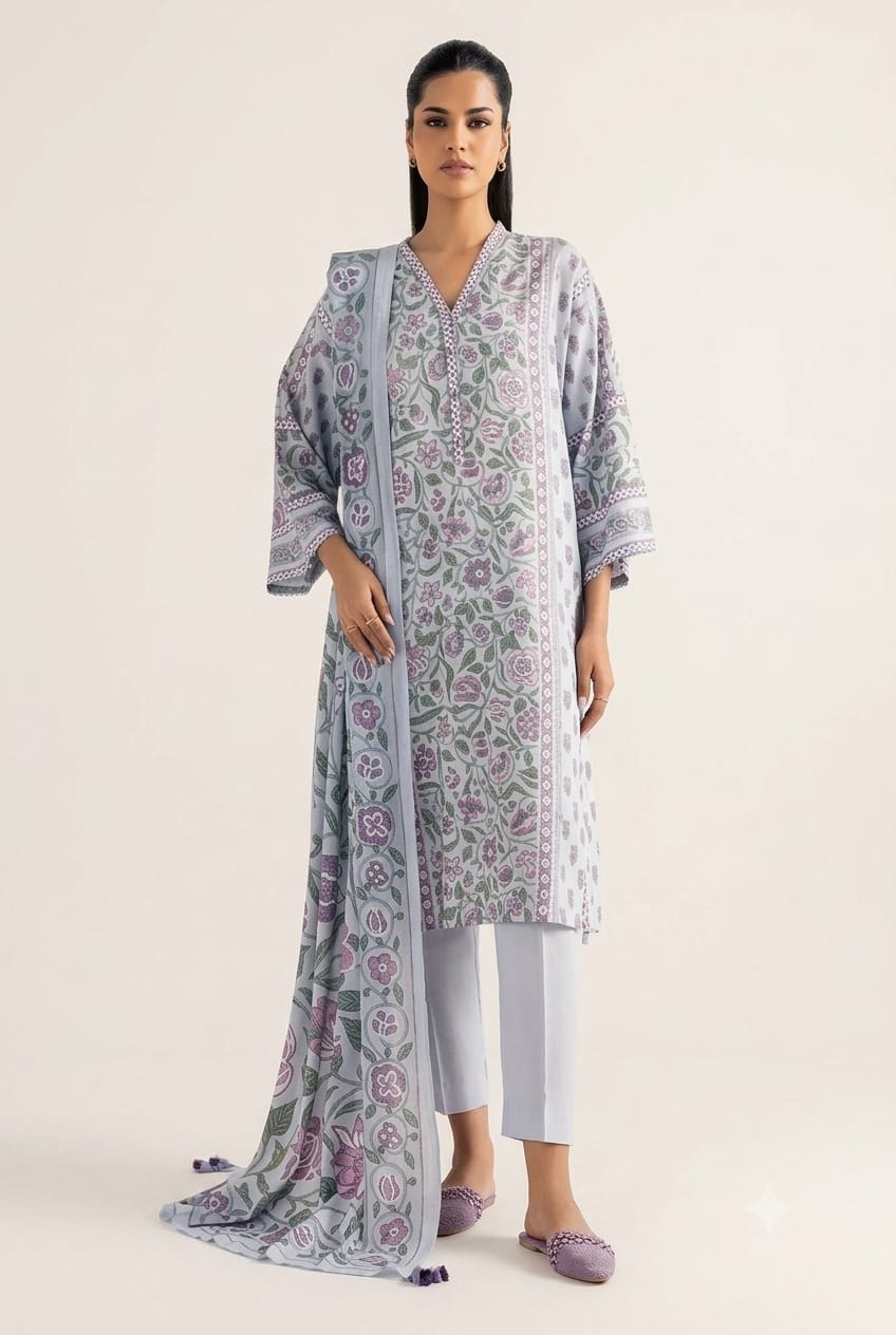 Sapphire Unstiched Exclusive Digital Viscose 3pc