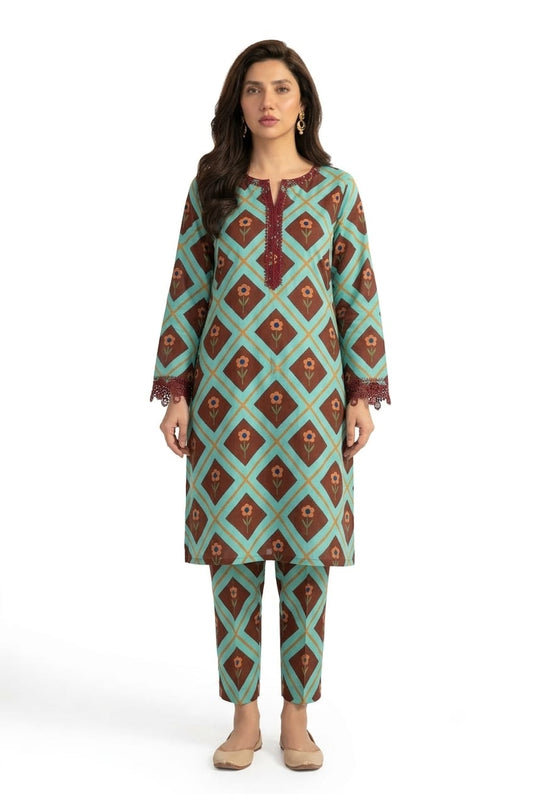 Bareeze By Amal Premium Khadar Unstitched 2 Pc