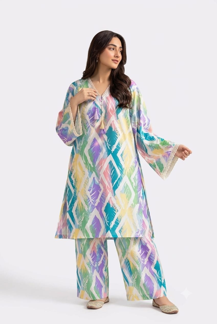 Bareeze By Amal Premium Khadar Unstitched 2 Pc