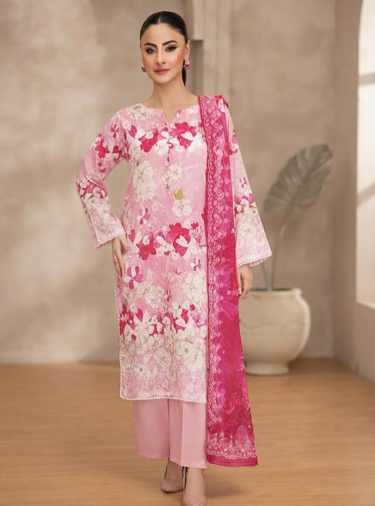 Legends Heer Unstitched Printed Lawn 3pc