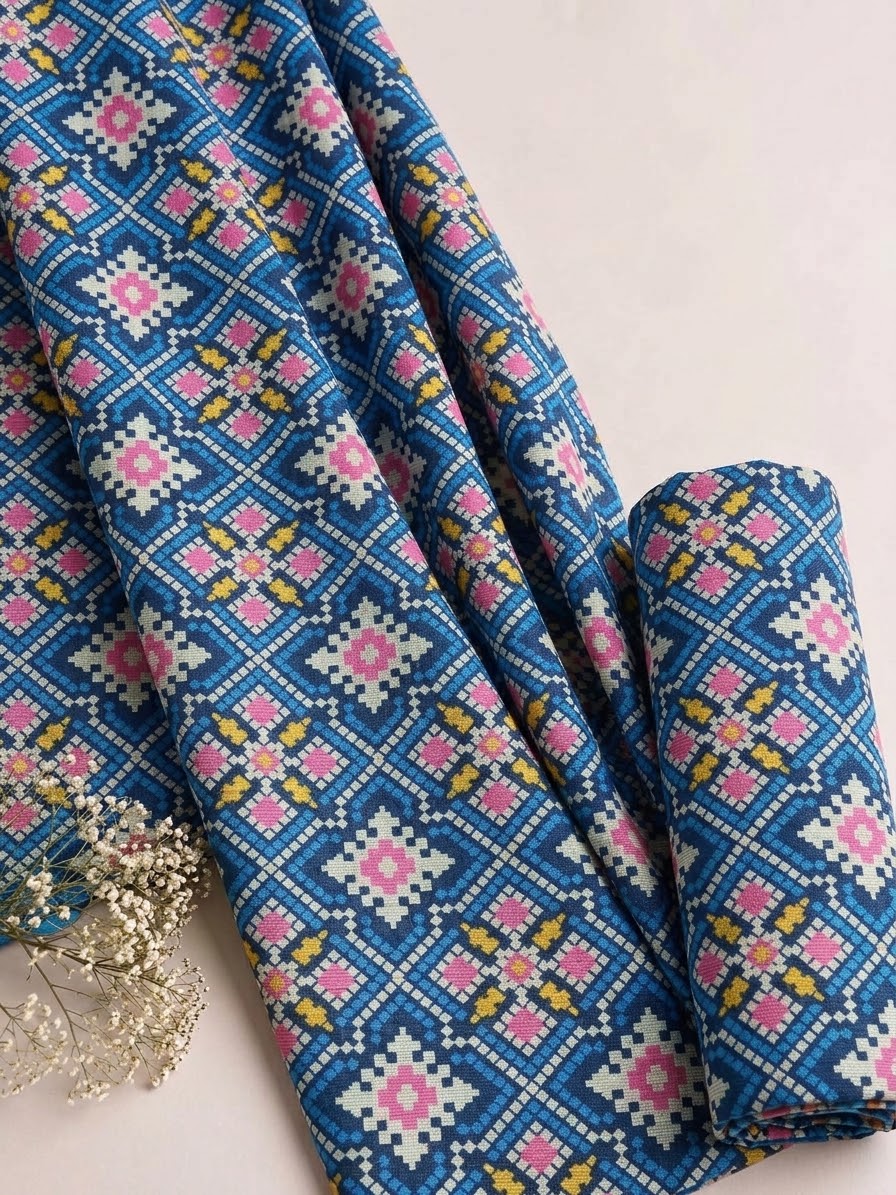 Mix Brand Unstiched Khaddar Allover 2pc