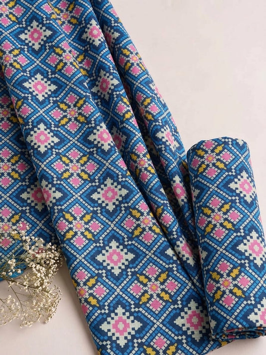 Mix Brand Unstiched Khaddar Allover 2pc