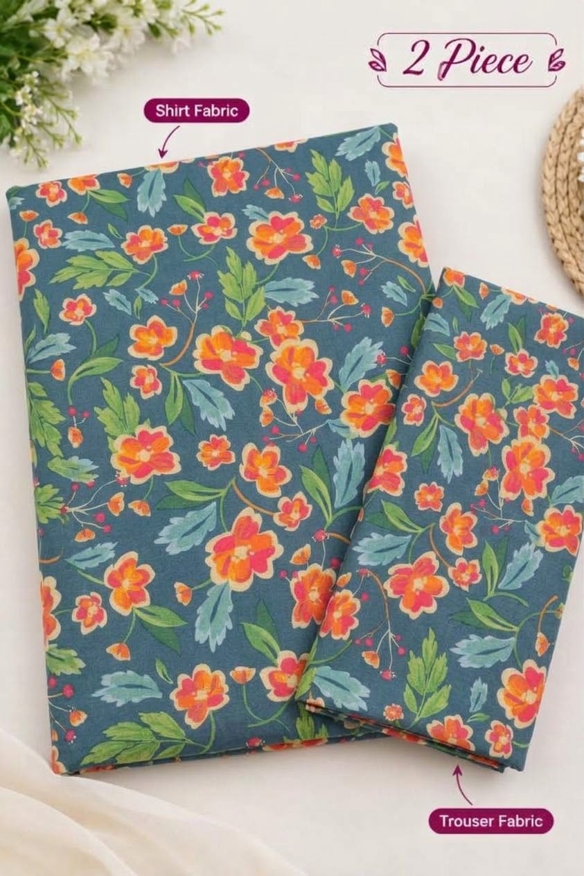 Mix Brand Unstiched Khaddar Allover 2pc