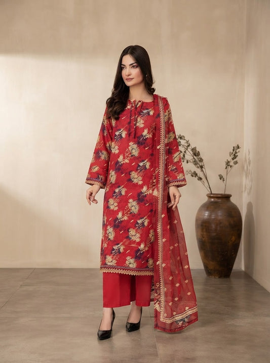 Legends Aansa Unstitched Printed Lawn 3pc