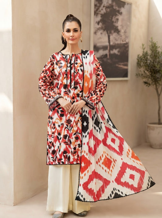 Legends Aansa Unstitched Printed Lawn 3pc