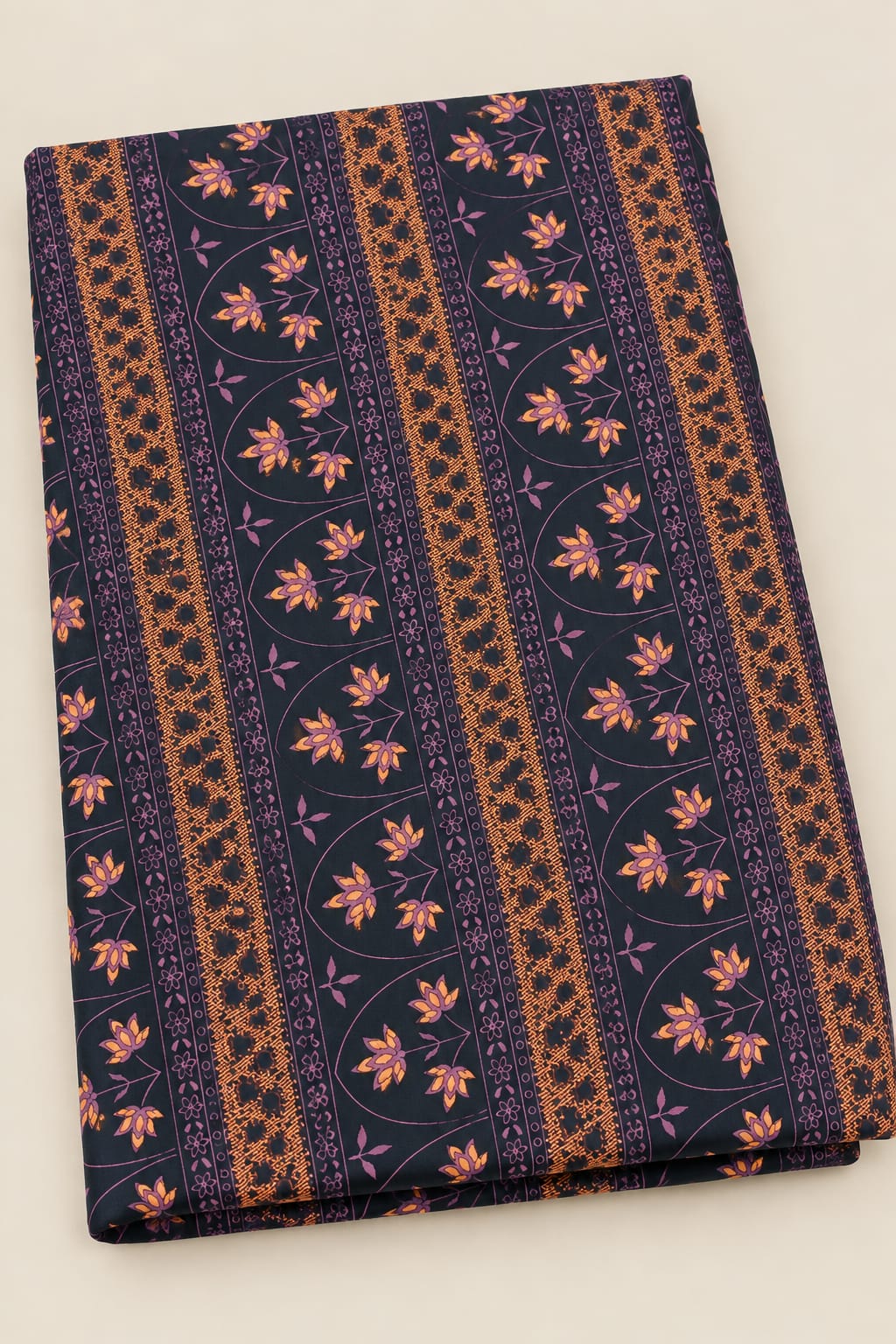 Nishat Unstitched Printed Cross Slub Shirt