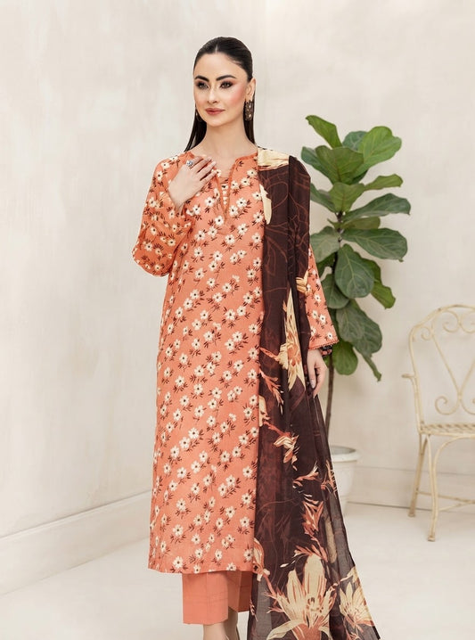 Legends Aansa Unstitched Printed Lawn 3pc