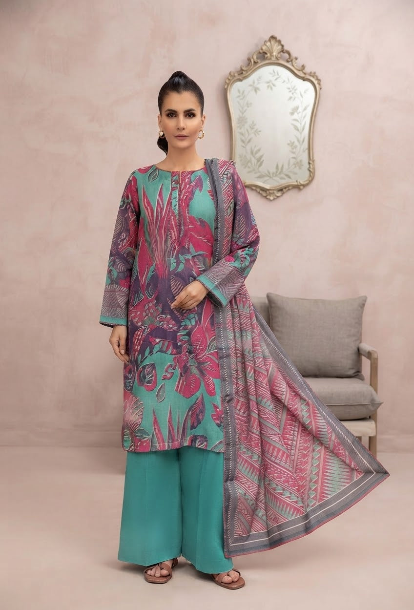 Legends Aansa Unstitched Printed Lawn 3pc