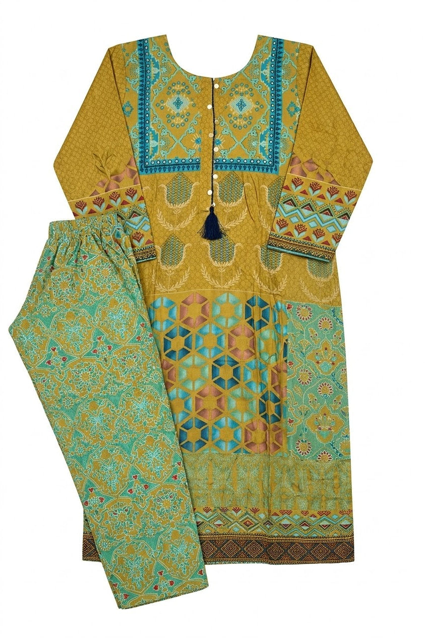 NISHAT LINEN STITCHED 2PC
