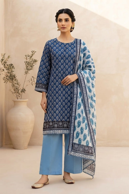 Aisha & Mariyam Unstitched Printed Lawn 3pc