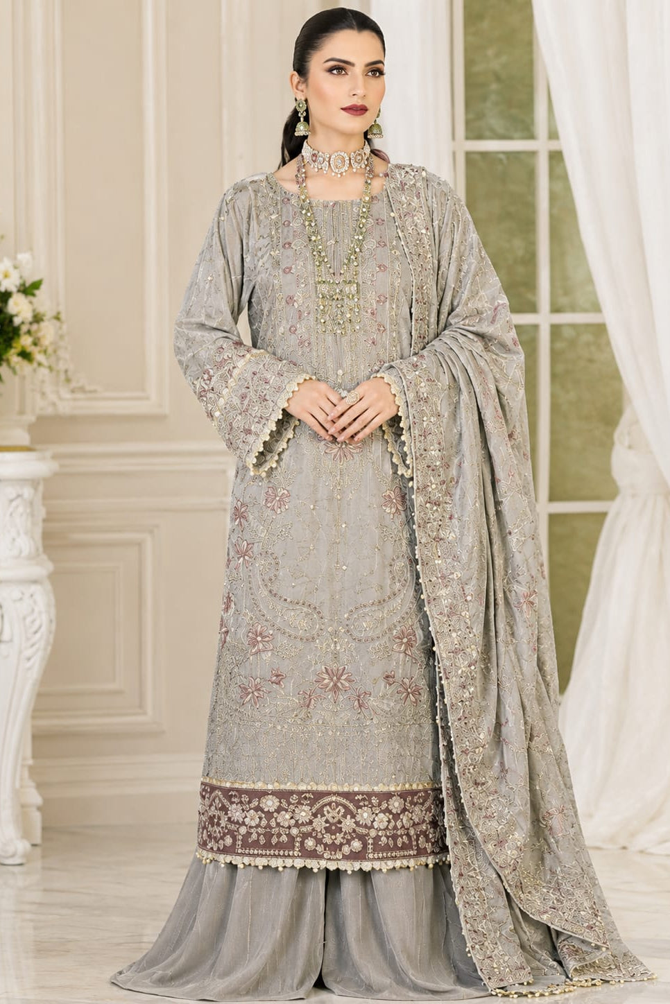Shagan By Wania Embroidered Velvet 3pc