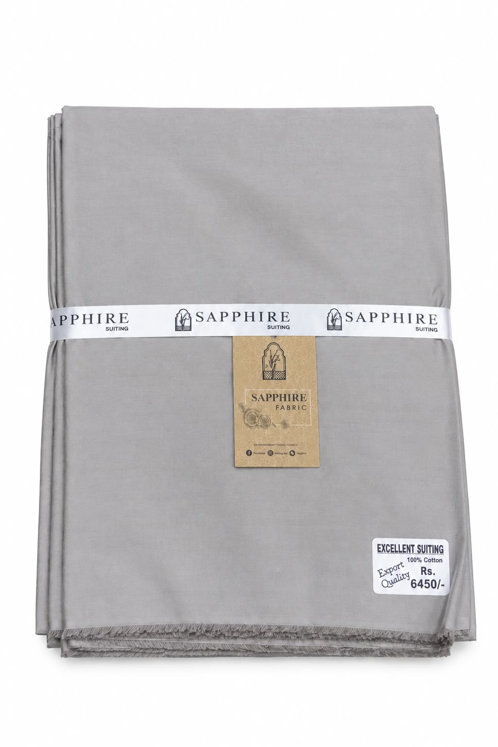 Sapphire Unstitched Winter Cotton