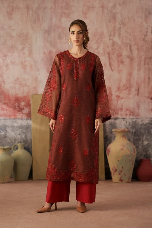 Maryum & Maria Stitched Embroidered 2Pc